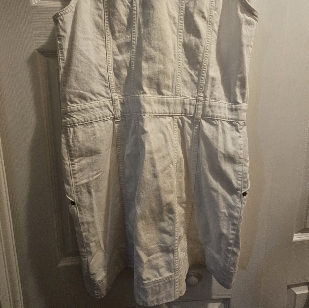 Ralph Lauren Classic White Denim Jacket Dress